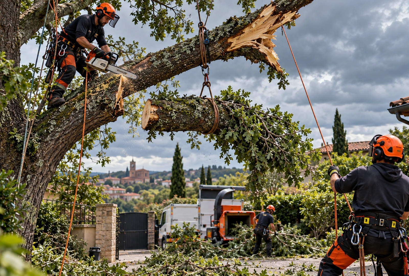 Visuel illustratif d’un arboriste grimpeur à Romilly-sur-Seine